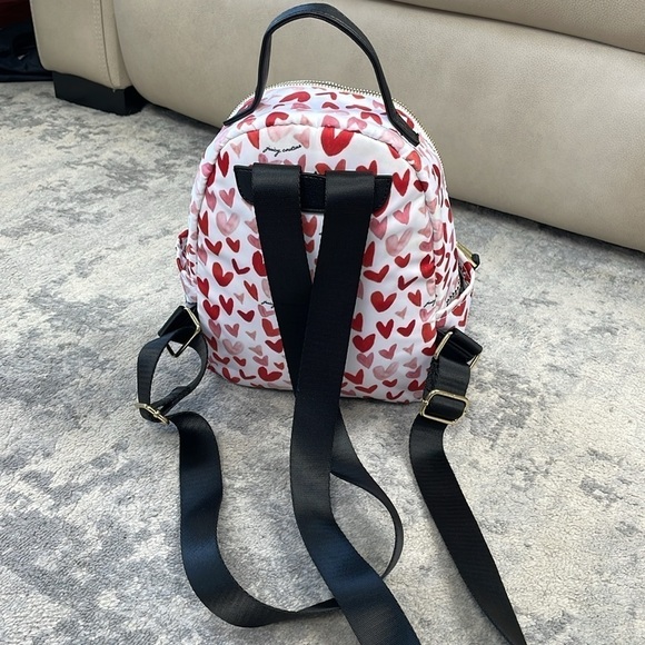 Juicy Couture Mini Heart Backpack White Red Black Casual main image 8